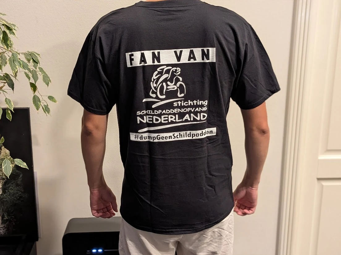 Fan Van T-Shirt Schildpaddenopvang – #DumpGeenSchildpadden